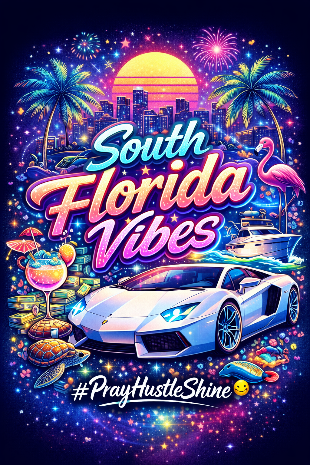 PHS “South Florida” Colorful Alternate T shirt