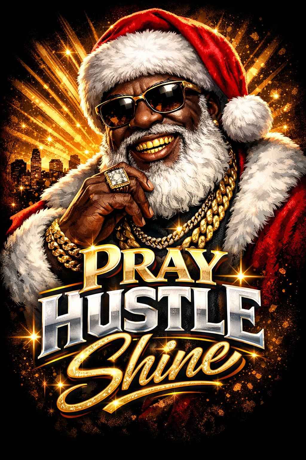 PHS “Hustlin Santa” T Shirt
