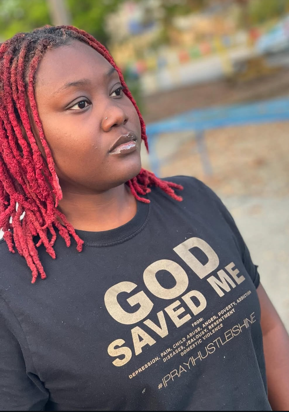 PHS “God Saved Me” T shirt