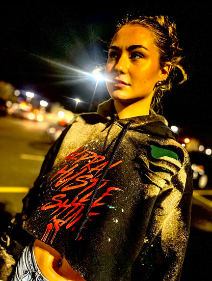 PHS “Drip Deluxe” Crop Top Hoody