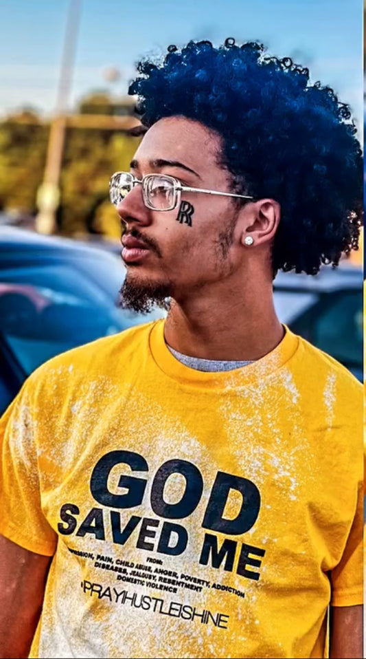 PHS “God Saved Me” T shirt